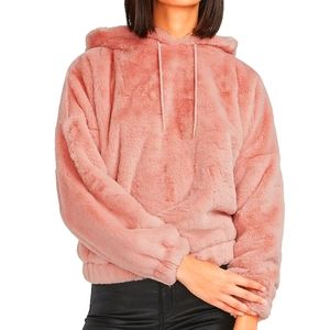 Faux Fur Hoodie/ jacket from Express